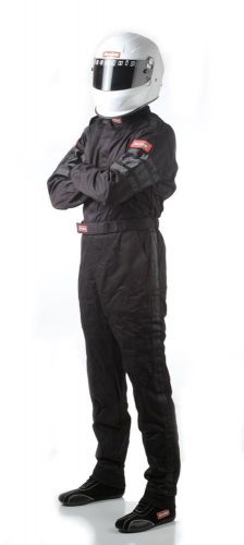 Racequip 111003 single layer med black jacket imca dirt track