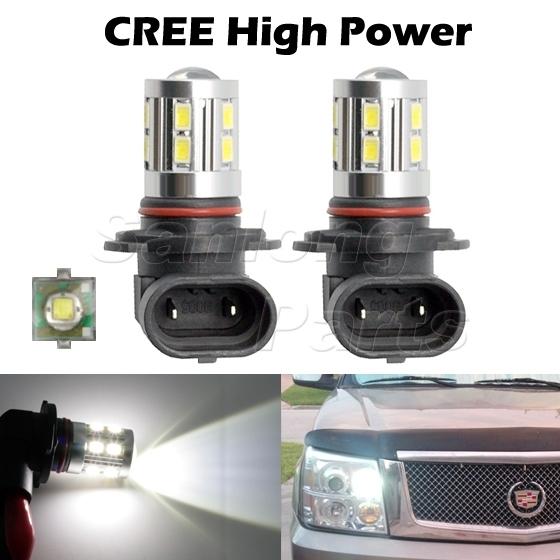 2x high power 9005 hb3 car auto led drl  day driving light bulb lamp white new