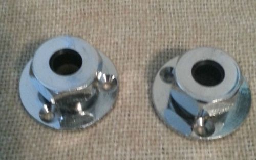 Marine  cable water tight fitting  chrome over brass  nut type  2 fittings