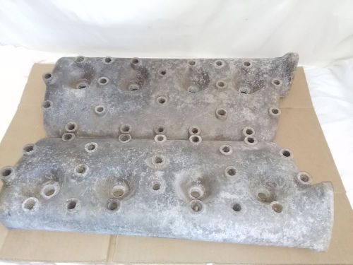 34 35 36 ? ~  ford  ~  flathead  - v8   aluminum - cylinder heads  ~marked ford