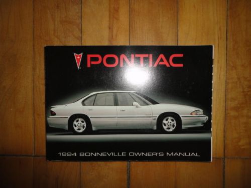 1994 pontiac bonneville owners manual