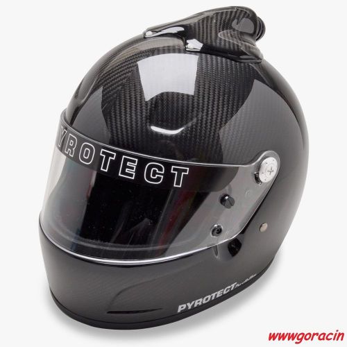 Sa2015 pyrotect pro airflow carbon fiber top forced air helmet,scca,nasa,chump