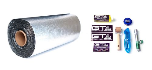 New 50 sqft gtmat 50mil automotive sound deadener noise deadening material + kit