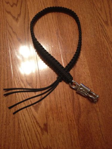 Biker&#039;s get back whip 34&#034; +/-  black as midnight  &#034;bare ends-unweighted&#034;