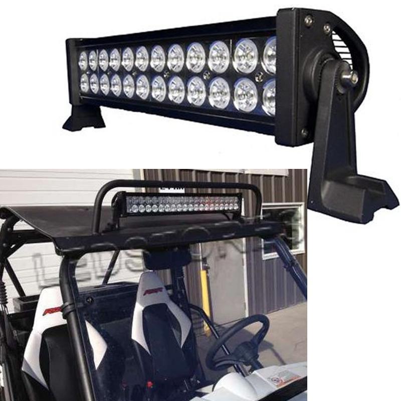 14" led off road light bar spot 30° bulbs jeep atv 4wd truck fog driving lamp