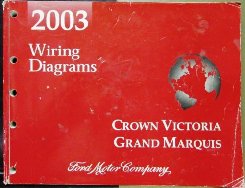 2003 ford mercury electrical wiring diagram manual crown vic grand marquis