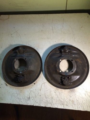 Model a ford front wheel backing plate pair very good 1928 1929 1930 1931