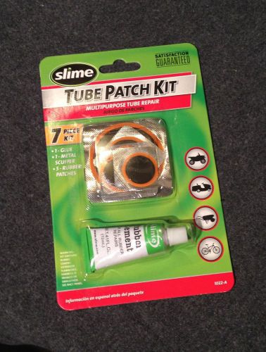 Slime 1022-a rubber tube patch kit with glue for bicycle motorcycle tubed