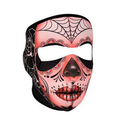 Full mask, neoprene, sugar skull