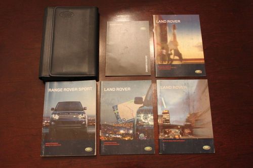 2009 land rover range rover sport owners manual set