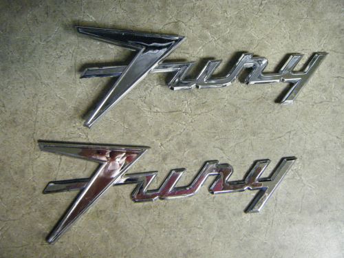 1959 plymouth fury emblems