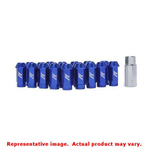 Mishimoto mmlg-125-lockbl aluminum locking lug nuts blue fits:universal 0 - 0 n