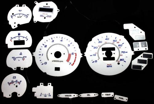 85mph glow gauge indiglo euro reverse white face new for 80-81 nissan datsun