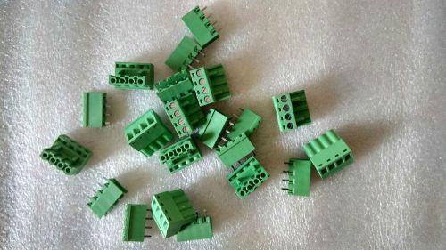 10pcs angel 4 pin pitch 5.08mm screw terminal block connector pluggable type