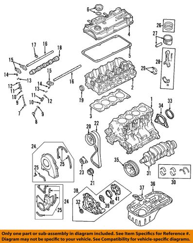 Mitsubishi oem 93-02 mirage-engine crankshaft main bearing 1052a442