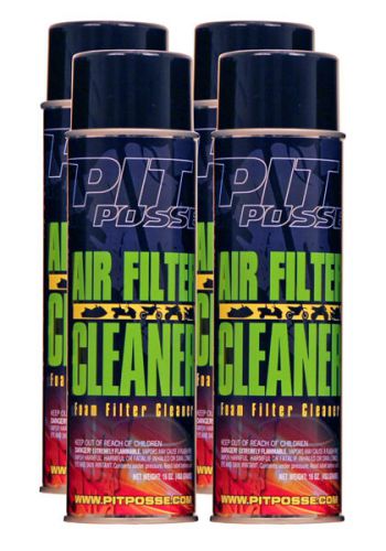 12 16oz cans pit posse foam air filter cleaner motorcycle atv dirt bike usa made