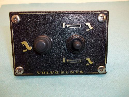 Volvo penta trim switch control panel &amp; screws w/ volvo part # 828739 ss 853866