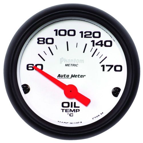 Auto meter 5748-m phantom; electric oil temperature gauge