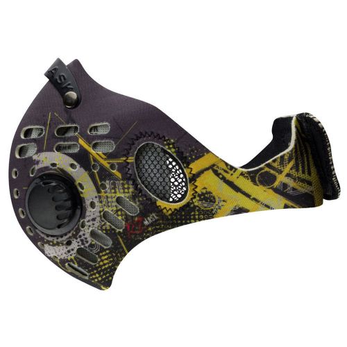 Rz mask m1 digi yellow air filtration adult xl protective masks