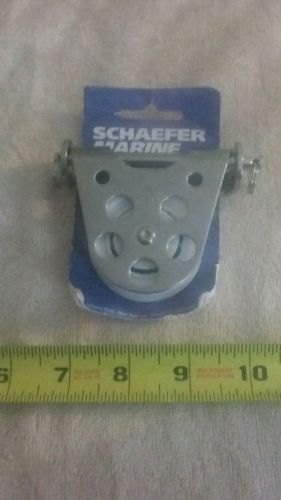 Schaefer hinged fairlead/ ball bearing block, max line 7/16&#034; brand new
