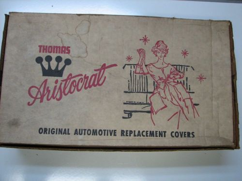 Nos thomas aristocrat original universal 4 door replacement seat cover