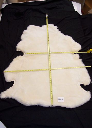 Sheepskin pelt-merino lambskin -white (9.75 sf)