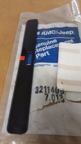 Nos console shift indicator plate amc 3211408 7.013