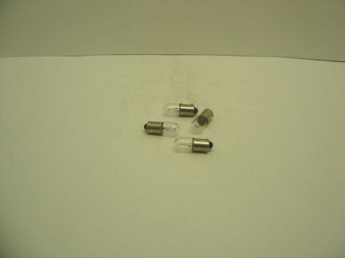 Chicago miniature 757 miniature bulb single contact bayonet ba9s( lot of4 ) nnb