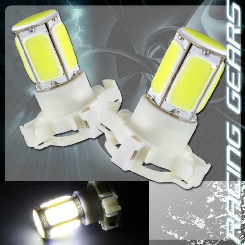2x bmw e 90 e92 e 93 m3 py24w 6 white led cob turn signal corner light lamp bulb