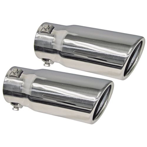 New 1966 76 fairlane exhaust tips stainless torino galaxie mustang maverick ford