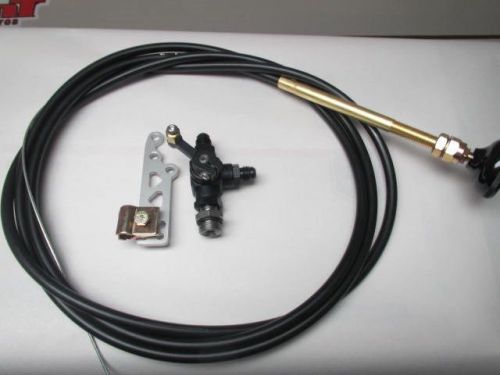3 way shut off, valve cable &amp; bracket kit-  80a , enderle, hilborn, rons, crower