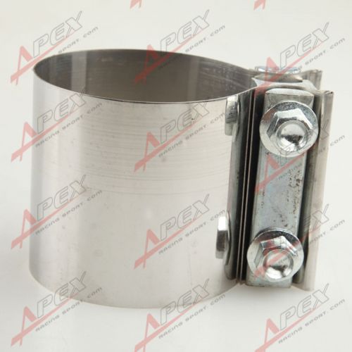 3.5 &#034; stainless steel exhaust flat band clamp  /clamps
