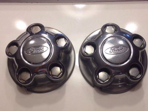Set of 2 95-01 ford explorer center caps yl54-1a096-ba oem used