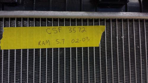 Csf 3572 plastic tanks and aluminum core fit dodge ram 02-03 5.7l v8
