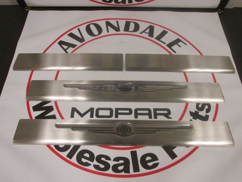 Chrysler 200 / sebring polished door sill plate guards mopar oem