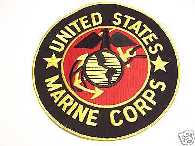 #0904 2xl motorcycle vest back patch u s marine corps