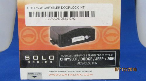 Idatalink ads-dlsl ch2 doorlock interface and transponder bypass