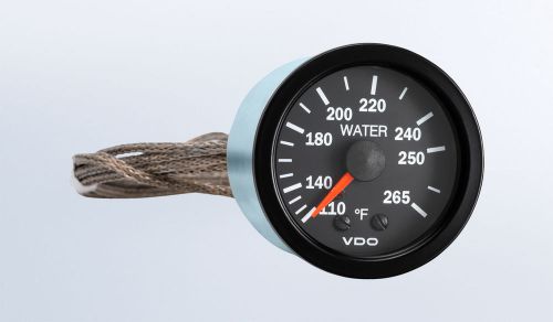 Vdo 180-101 vision water temperature gauge with 72&#034; capillary - sender - 180-101