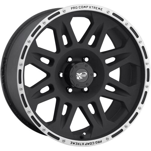 17x9 black machined pro comp series 05 5 5x5 -6 rims 285/70/17 tires