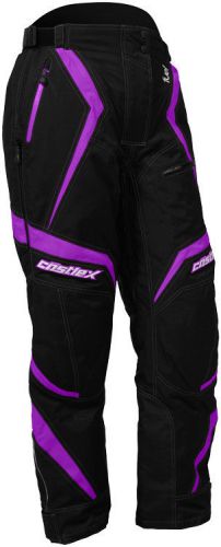 Castle womens grape purple/black fuel g5b snowmobile pants snow snowcross
