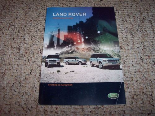 2008 land rover lr3 se &amp; hse factory navigation system owner manual book