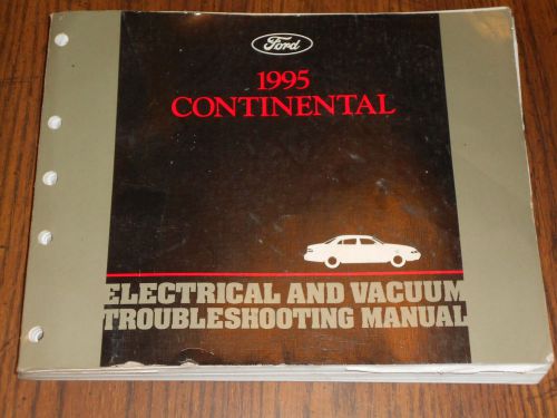 1995 lincoln continental / wiring &amp; vacuum diagram shop manual
