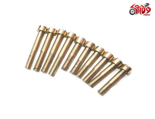 Royal enfield complete brass gear box screws kit by spidy moto