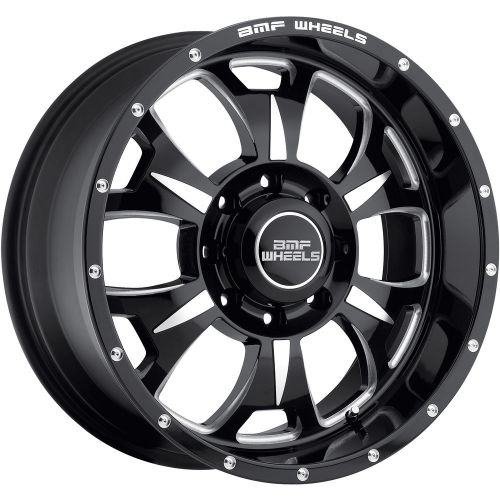 20x9 black bmf m-80 8x6.5 +0 rims w/ pro comp xtreme mt2 35x12.5x20 tires new