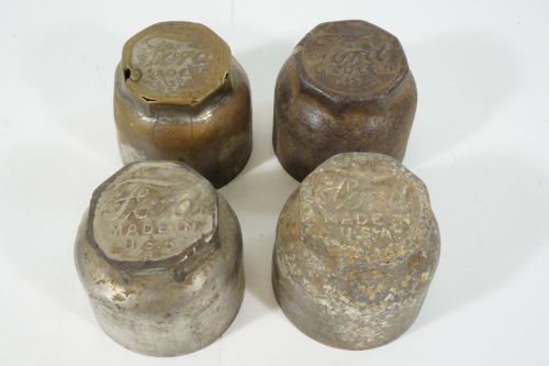 X4 antique/vintage ford grease/wheel threaded caps,dust/hub cover -cg17686