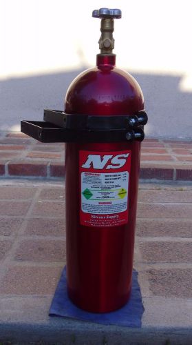 15 lb ns nos bottle red by nitrous supply