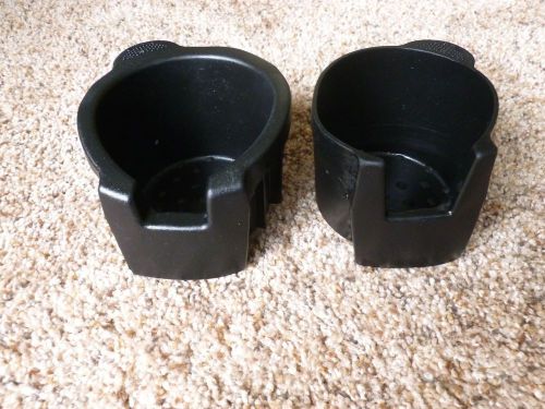 2002 - 2007 ford focus interior cup holder inserts oem driver &amp; passenger pair