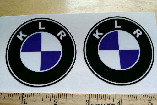 Klr 650 kawasaki stickers/decals (purple) color