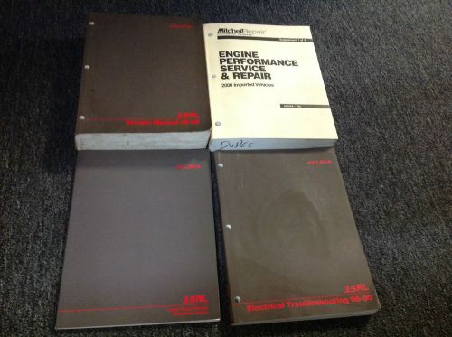1996 1997 1998 1999 2000 acura 3.5rl service repair shop manual set w etm + body