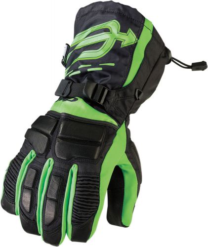 Arctiva snow snowmobile 2016 comp gloves (black/green) l (large)
